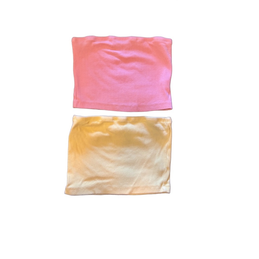 Forever 21  Ribbed crop/tube tops set